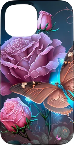 Miniatura 6 de Family Butterfly Rose Flower Firefly PC Case for iPhone 17