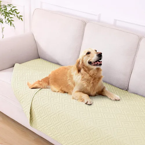 Miniatura 26 de hyha Manta impermeable para perro, manta suave para cama de perro, manta para mascotas, funda de sofá impermeable lavable para perros, fundas Gris
