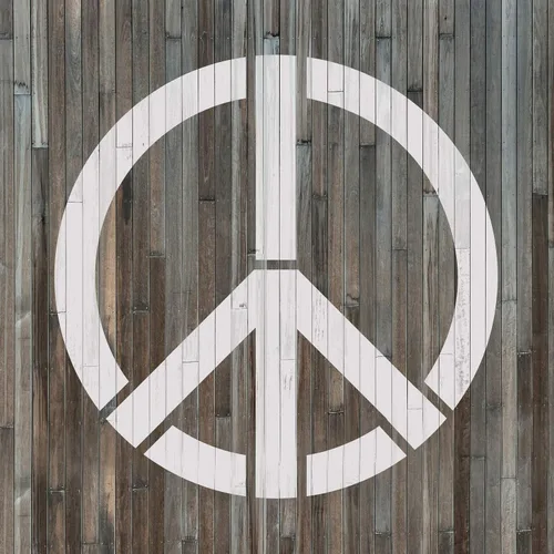 Miniatura 4 de Plantilla hippie - Impresión de signo de paz, signos de paz