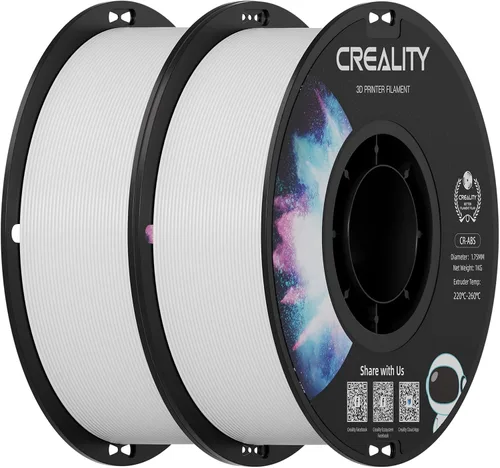 Miniatura 14 de Creality Filamento ABS de 1.75mm, color negro, 2 kg, paquete de filamento para impresora 3D, excelente resistencia, inodoro, no tóxico, estabilidad