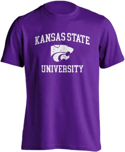 Miniatura 30 de Sport Your Gear NCAA Camiseta de manga corta retro con licencia oficial de aspecto desgastado para el día del juego, camiseta de espíritu deportivo