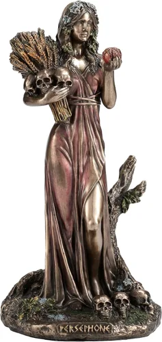 Veronese Design 6 1/8 pulgadas Perséfone diosa griega de la resina de la escultura de la resina de la escultura de hierro fundido en frío final