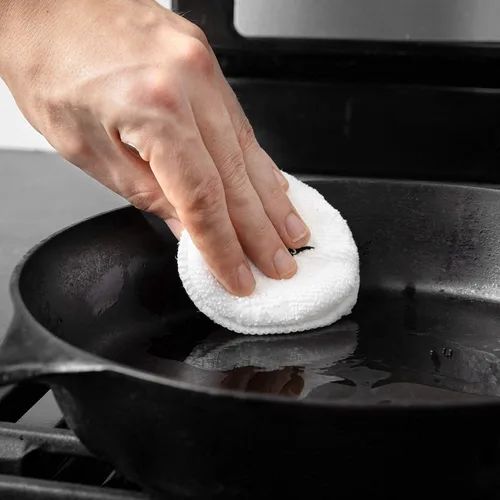 Miniatura 4 de CLARK'S El kit de cuidado de hierro fundido y aplicador grande mantienen todos los utensilios de cocina de hierro fundido y carbono