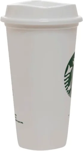 Miniatura 5 de Starbucks Juego de 5 vasos reutilizables de 16 onzas para bebidas calientes con tapa