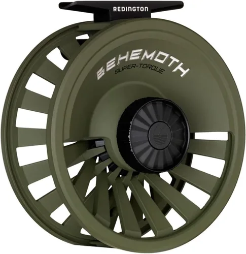 Miniatura 10 de Redington Behemoth Carrete de Pesca con Mosca – Freno de Carbono Resistente, Tambor Grande, Marco Fundido a Presión y Tambor en V Profundo – Carrete