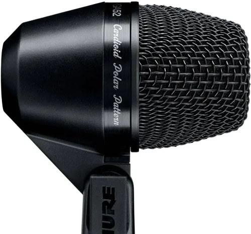 Miniatura 3 de Shure Micrófono dinámico PGA52 - Tambor giratorio con patrón de captación cardioide, sin cable (PGA52-LC)