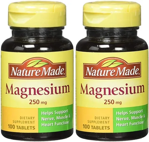 Miniatura 13 de Nature Made Óxido de magnesio 250 mg, suplementos de magnesio para hombres y mujeres, apoyo para la salud muscular, corazón, huesos y nervios, 200
