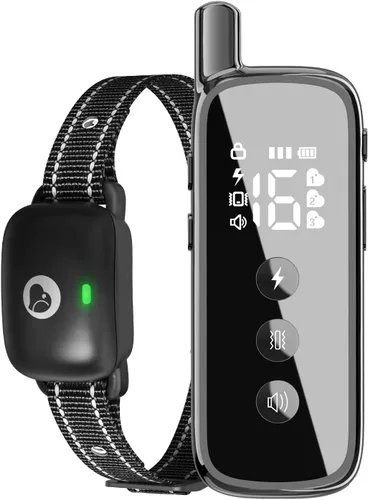 Miniatura 12 de Collar de choque para perro, collar de entrenamiento para perros con control remoto para perros pequeños, medianos y grandes, collar electrónico