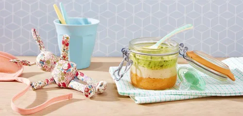 Miniatura 9 de Le Parfait Super Terrine Jar 4oz (125ml) (Packo de 4) Tarro de vidrio francés, sello de goma hermético y tapa de vidrio Tarros de vidrio