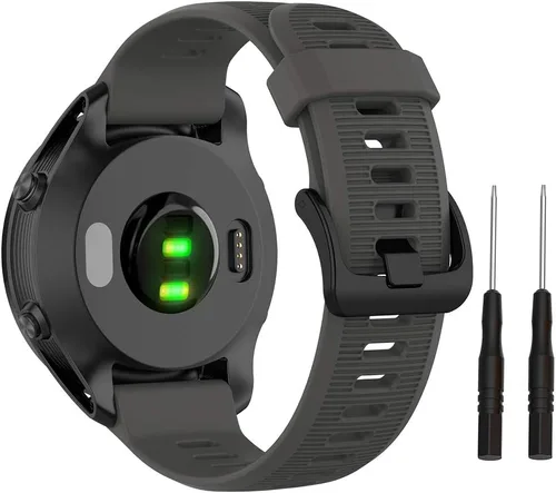 Miniatura 10 de ISABAKE Correa de reloj para Garmin Forerunner 935/945/955/965/745, pulsera de repuesto de silicona de 0.866 in para Fenix 5 Plus/Fenix 6