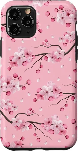 Miniatura 29 de Japanese Cherry Blossom Floral Flower Pattern Pastel Pink Case for iPhone 17