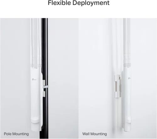 Miniatura 8 de TP-Link EAP110-Outdoor V3, punto de acceso WLAN N300 para exteriores, cobertura WiFi de hasta 200 metros, PoE pasivo con inyector PoE gratuito, SDN