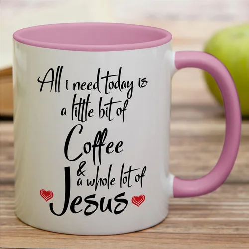 Miniatura 23 de Retreez Taza divertida – This Girl Runs on Coffee + Jesus - Tazas de café de cerámica de 11 onzas – Divertido, sarcasmo, sarcástico, motivacional