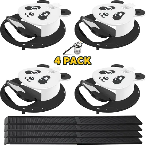 Miniatura 4 de Trampa para ratones, trampa para ratones de reinicio automático, trampas para ratones de 5 galones, uso en interiores y exteriores, herramienta