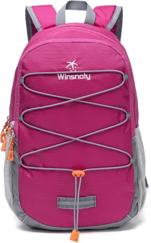 Miniatura 10 de Mochila pequeña de senderismo para niños o niñas, de 3 a 6 años, apta para aventuras deportivas al aire libre (azul, S)