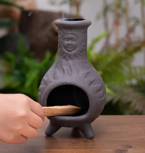 Miniatura 2 de MOUGIGI Soporte de Palo Santo Hecho a Mano y Quemador de Conos de Incienso - Elegante Accesorio para Limpias de Salvia con Capacidad para Rituales