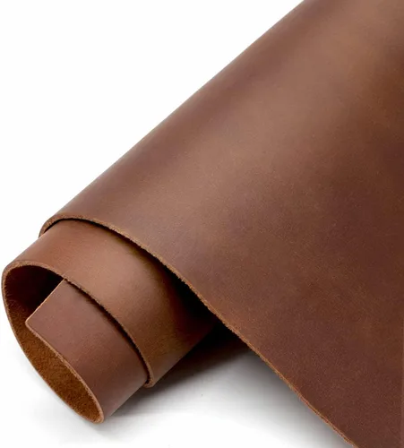 Miniatura 9 de Hojas de cuero negro de grano completo para manualidades, herramientas de cuero de vaca auténtica, piezas cuadradas de 0.071-0.083 in de grosor