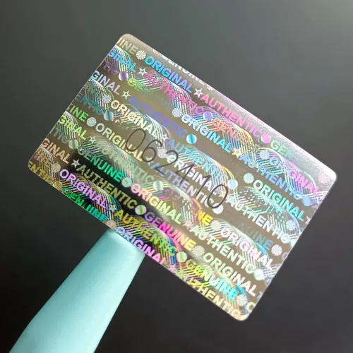 120 calcomanías holográficas a prueba de manipulaciones, sello de seguridad a prueba de manipulaciones, etiquetas holográficas auténticas originales