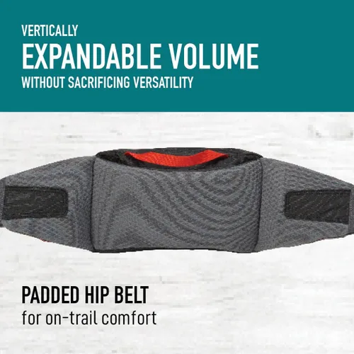 Miniatura 4 de Sierra Designs Riñonera lumbar flexible, bolsa de cintura de senderismo con soporte para botella de agua, volumen ajustable y más
