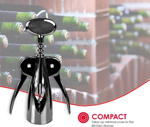 Miniatura 6 de Home Basics Nova Collection - Herramienta de cocina de zinc con agarre suave, fácil de usar, almacenar y limpiar, ónix negro, 6.6 x 2.43 x 1.67