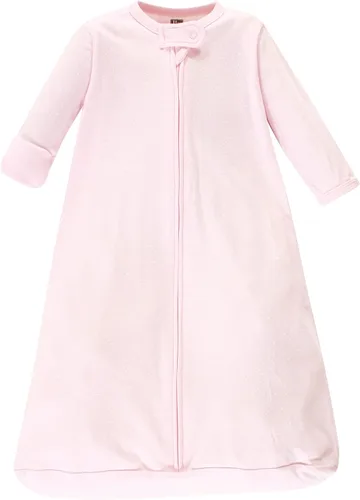Miniatura 4 de Hudson Baby Saco de dormir unisex de algodón con manga larga para bebé, saco, manta Floral rosa básico.