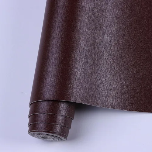 Hojas de cuero sintético para manualidades, un rollo, superficie suave y lisa, hojas de tela de cuero sólido, 12 x 53 pulgadas (11.8 in x 53.1 in)