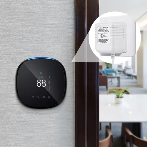 Miniatura 4 de Hotop Adaptador de cable C de 24 voltios para termostato inteligente, conector de alimentación de 16.5 pies de largo con certificación UL cable C