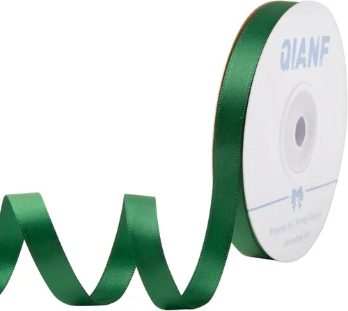 Miniatura 42 de QIANF Cinta plateada de satén de doble cara de 1-1/2 pulgadas para envolver regalos, lazos para el pelo, hacer cintas para el cabello, bandas