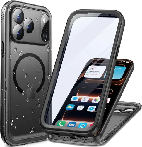 Miniatura 44 de Cozycase TOP Funda impermeable para iPhone 17 Pro Max - Grado militar resistente a todo 360 con protector de cámara de pantalla, doble IP68 a prueba