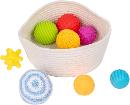 Miniatura 8 de Adena Montessori - Kit de juego para bebés de 7-8 meses, juguetes educativos de aprendizaje 9 en 1 para niños pequeños, incluye caja de permanencia