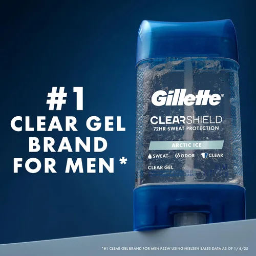 Miniatura 9 de Gillette Antitranspirante y desodorante para hombres, protección contra el sudor y el olor 72 horas, frescura de larga duración, tecnología