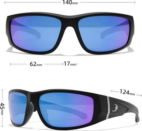 Miniatura 28 de BNUS - Gafas de sol polarizadas con lente de cristal Corning, alta definición, a la moda y resistentes a los arañazos
