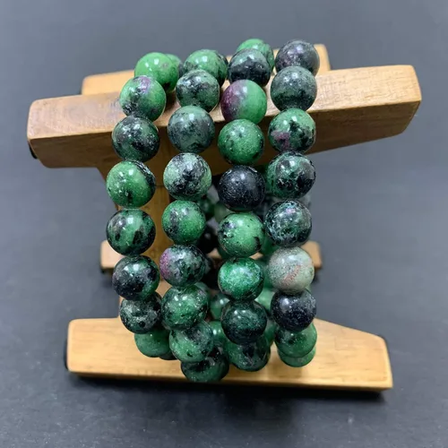 Miniatura 278 de Gem Avenue Handmade Round Bead Stretch Bracelet Unisex Natural Stone Beaded Jewelry for Men & Women, Elastic Wristband for Daily Wear