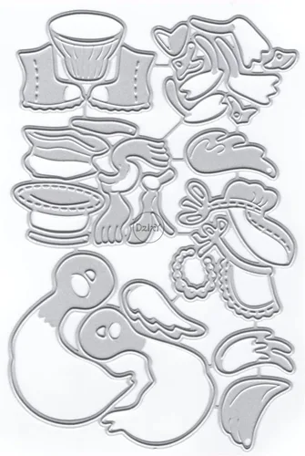 Miniatura 16 de DzIxY Lindas matrices de corte de metal de mariposa de insectos para hacer tarjetas, juegos de troqueles de papel para grabar, álbum, plantillas