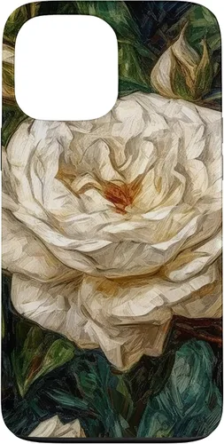 Miniatura 22 de Funda para iPhone 13 Van Gogh Art White Flower White Roses