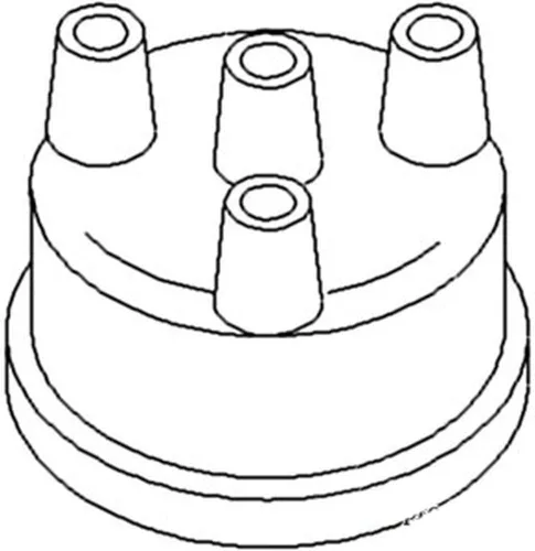 Miniatura 3 de RAParts AT21717 - Tapa de distribuidor compatible con John Deere para modelos de tractor JD 300 301 302 310 350 380