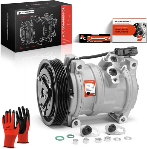 A-Premium Compresor A/C con embrague compatible con Dodge Caravan 2.4L 2004-2007