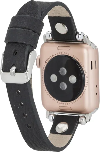 Miniatura 2 de HARDISTON Correa de Reloj Apple Watch Dama Ferro 38mm 40mm 41mm para mujeres/hombres, Hecho a Mano de Cuero Genuino, Correa de Reemplazo para iWatch