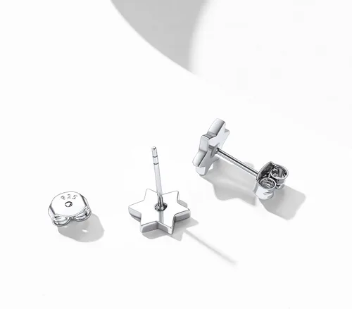 Miniatura 6 de ChicSilver Pendientes retro de plata de ley 925 con estrella de Davidojo de Horus para mujeres, adolescentes y niñas, hipoalergénicos
