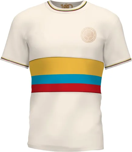 Miniatura 3 de Camiseta Edición Especial Selección Colombia - Centenario de la Federación Colombiana - 100 Años Camiseta de Fútbol Colombia Blanca