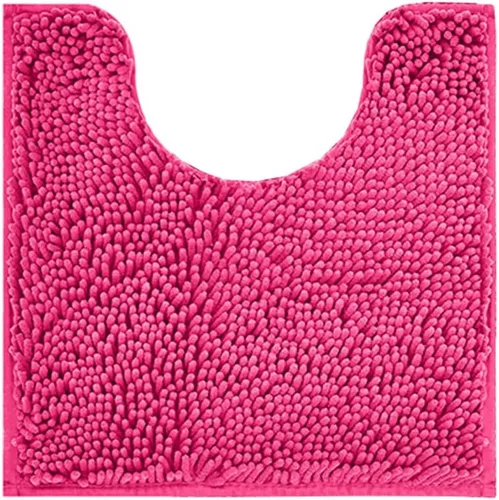 Miniatura 42 de Reyox Tapete de baño de felpilla, tapetes para inodoro en forma de U, tapete de baño de felpa suave, absorbente y peludo, tapete de contorno