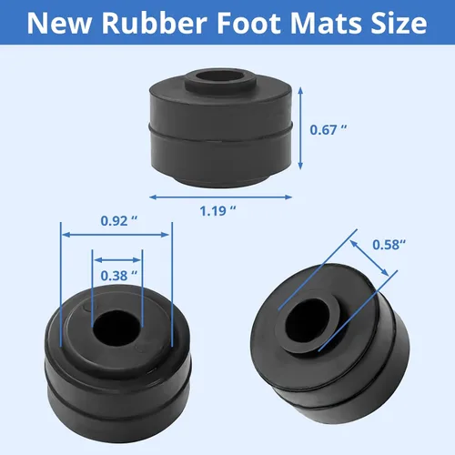 Miniatura 2 de Nuevo reemplazo de pies de goma ISO para soportes de motor Este cortacésped es accionado por un motor pequeño, referencia Cub Cadet 1000 1200 1250