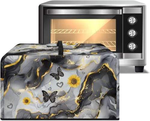 Cubierta para horno de microondas a prueba de polvo, para encimera, freidora de aire, tostadora, horno, para decoración interior del hogar, L, 20.9