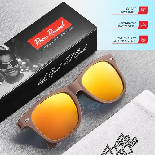 Miniatura 144 de Retro Rewind Lentes de sol para niños y niñas de 3 a 12 años, inastillables, UV400, lentes de sol para niños pequeños