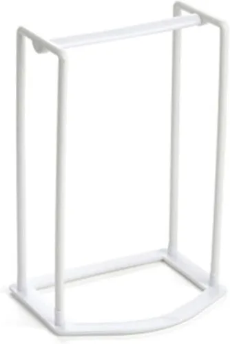 Organizador de ropa portátil, sin deformación, color fuerte, para baño, color blanco