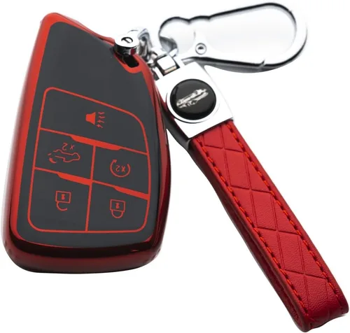 Miniatura 10 de Funda para llavero compatible con Silverado 1500, Sierra 1500, Colorado Canyon 2024 2025, Silverado Sierra Smart Key