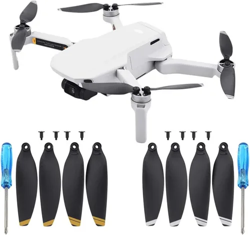 Miniatura 2 de Hélice para D-JI Mavic Mini 4726, accesorios ligeros, ventiladores de ala de aspa, vuelo más silencioso, potentes accesorios estables