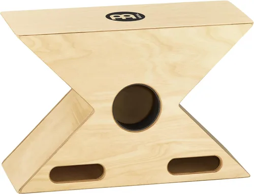 Meinl Hybrid Slaptop Cajon Box Drum con caja y bongo, puertos de sonido delanteros - Fabricado en Europa - Madera de abedul báltico, 2 años de