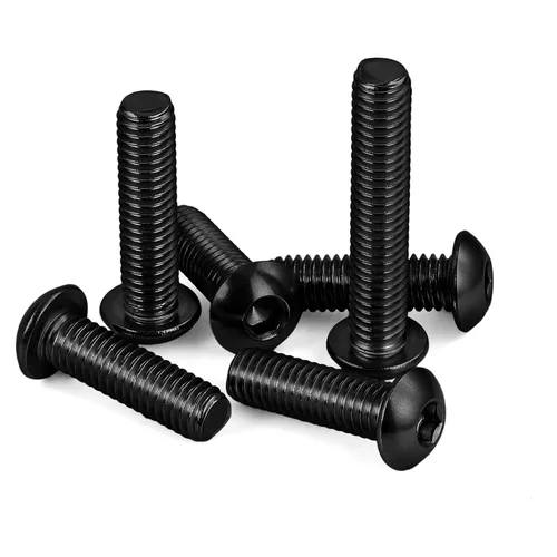 Miniatura 6 de Tornillos de cabeza de botón de 5/16-18 x 1/2", acero de aleación de grado 10.9, unidad hexagonal Allen, 20
