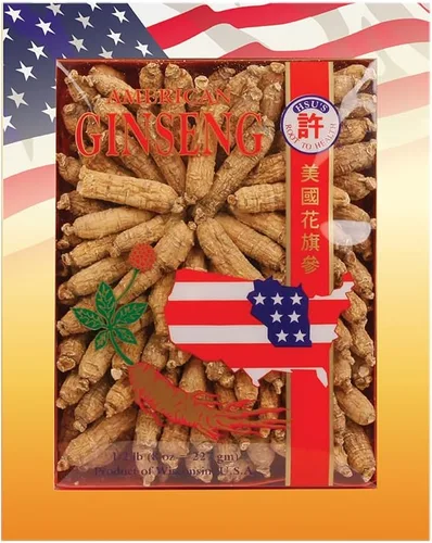 Miniatura 9 de Hsu's SKU 0130-4 Caja de raíces de ginseng americano de Wisconsin medio corto extra grande de 4 onzas para té, sopa y regalos, premium, sin OMG, sin